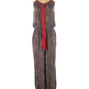 Nuon Gray White/Red/Pink  Heart Jumpsuit Medium